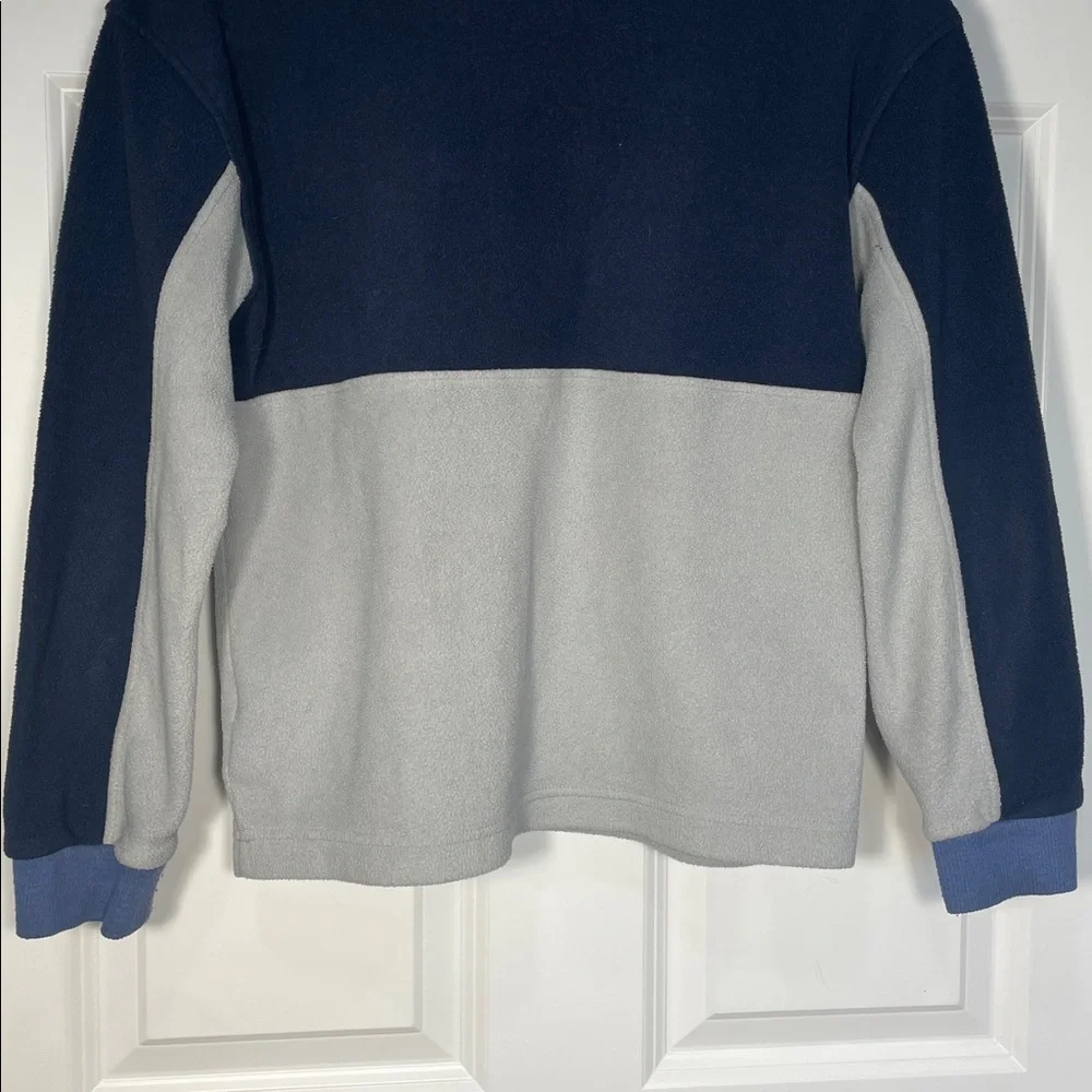 Patagonia Kids' Microdini 1/2-Zip Pullover Size 6 Blue Grey Fleece
